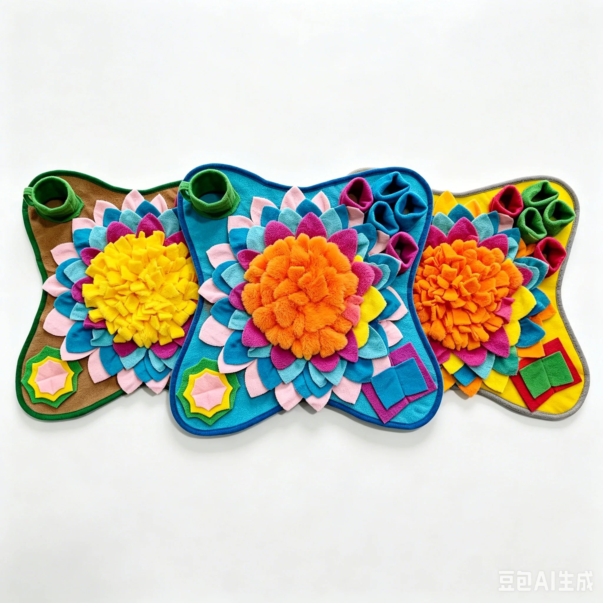 Pet Sniffing Training Mat Dogs Cats Educational Stress Relief Bite Resistant Slow Food Mat Pets Eco-Friendly Training Blanket