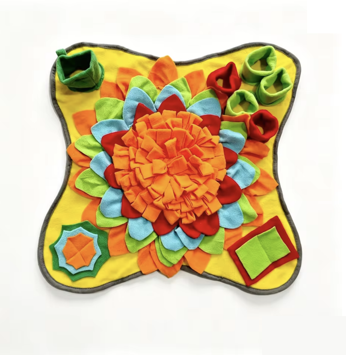 Calm Snuffle Mat for dogs – sage green sensory enrichment toy